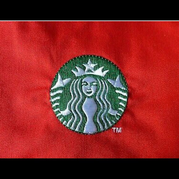 RARE Starbucks 2020 Holiday Red Apron
